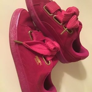 PUMA Fuchia Pink Barbie Shoes